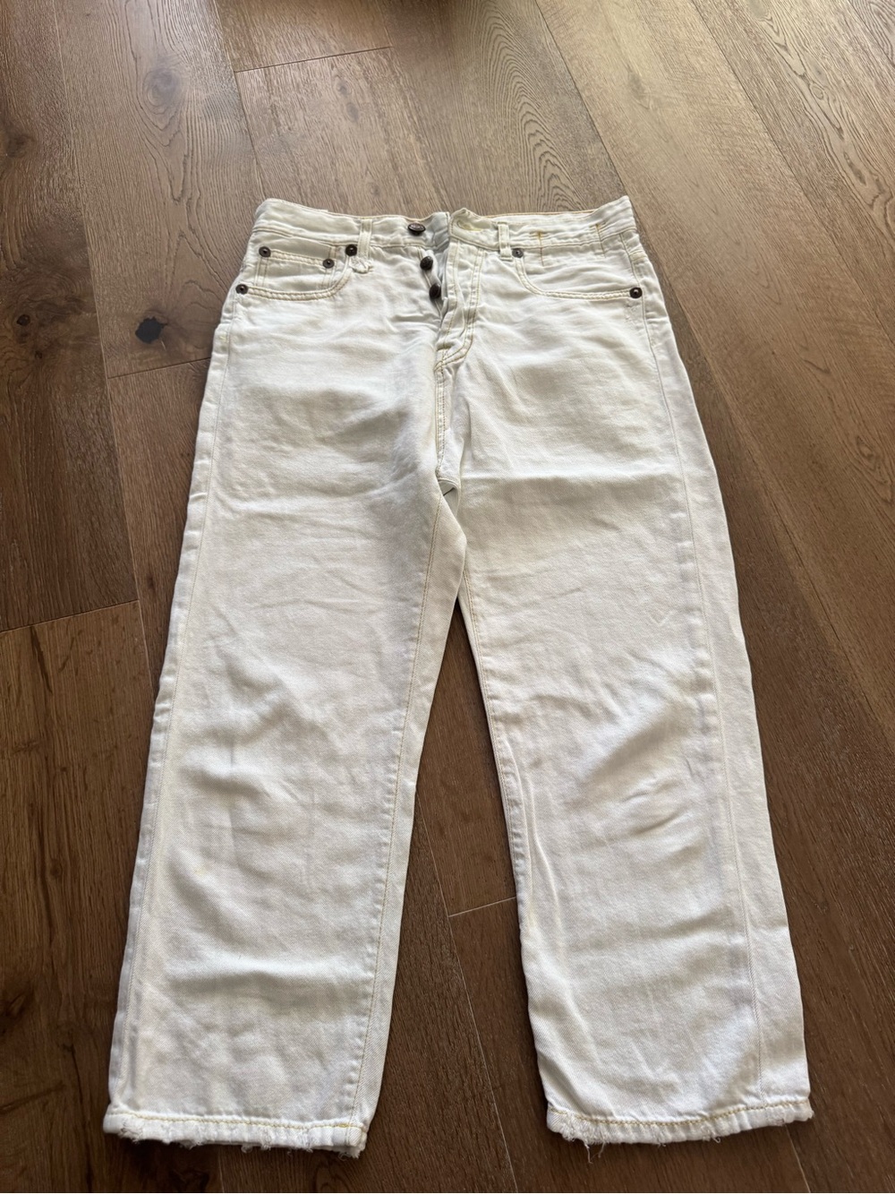 R13 tailored drop kinney linen indigo - Picture 4 of 11